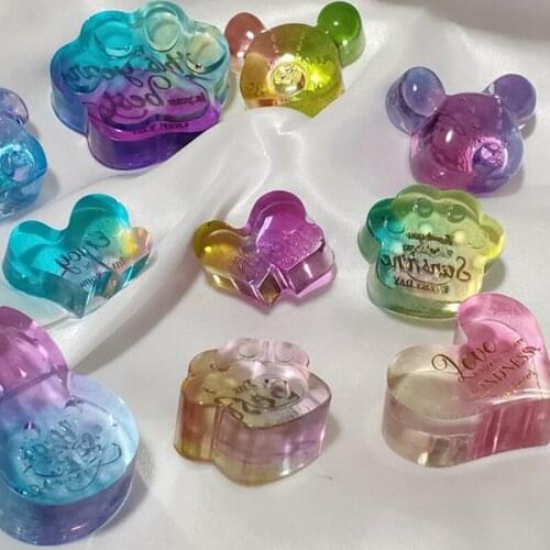 6 Sheets UV Epoxy Resin Filling Material Cute Cats Stickers Resin Mold Decorative Lables DIY Crafts Jewelry Making Filler