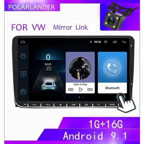2 Din 9" Mirrror Link Car Stereo Radio Multimedia For Bora Golf VW Polo Passat B6 B7 Touran MP5 Player GPS Navigation