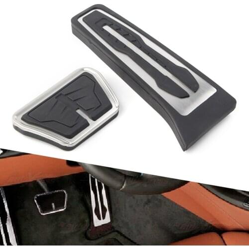 Car No Drill AT Pad Fuel Gas Brake Pedal Cover For BMW X3 X5 X6 1 2 3 4 5 6 7 Series F20 F21 F22 F30 F31 F34 F10 F07 F12 G11