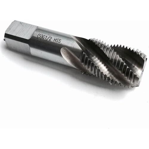 Free shipping 1pc HSS BSP 55 degree G3/8"-19 HSS BSP Parallel British Standard spiral flute Pipe Tap hss machineTaps right hand