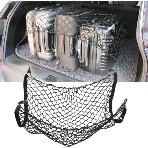 Car Trunk Luggage Storage Cargo Organiser Elastic Mesh Net For Volkswagen VW CC T-ROC Golf 4 5 6 7 Passat B5 B6 B7 Tiguan EOS R