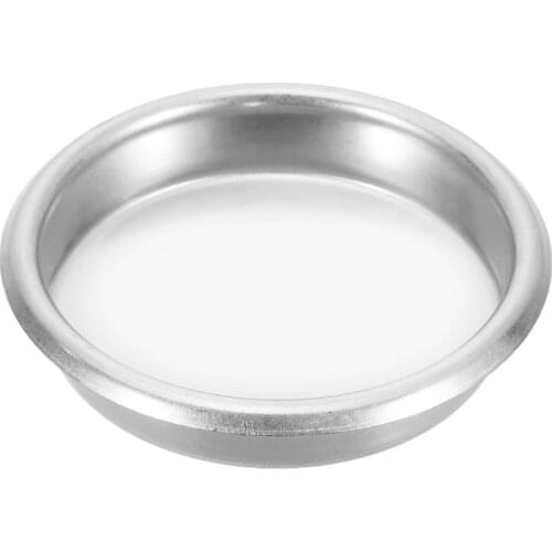 58MM Coffee Machine Blank Filter Stainless Steel Backwash Cleaning Blind Bowl 50mm Silicone Sheet Coffee Machine