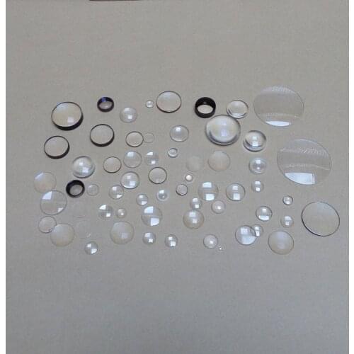 Customized Optical Equipment Prism Coloured Large Magnifier Convex Lens