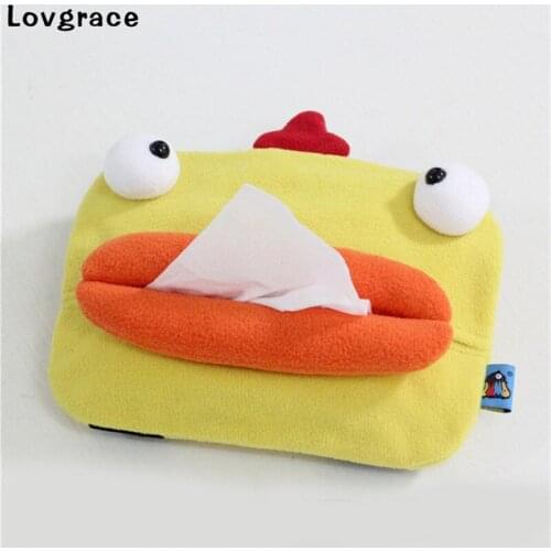 Cartoon Animal Type Tissue Box Cover Holder Bedroom Dressers Night Stands Desks And Tables Car Home Decor Napkin Tissue Box Gift