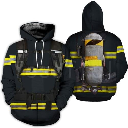 Tessffel FireFighter Firemen Hero Colorful Harajuku casual Tracksuit 3DfullPrint Hoodie/Sweatshirt/Jacket/Mens Womens s15