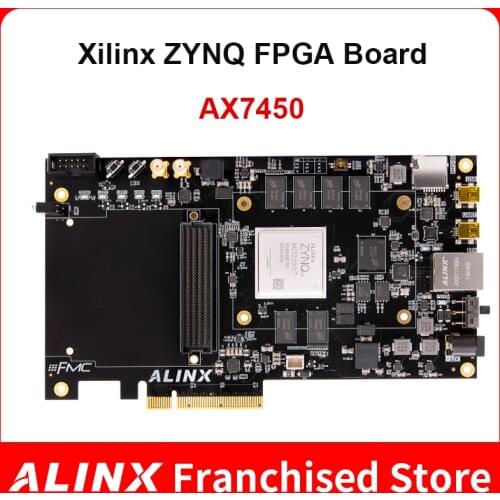 ALINX AX7450: Zynq-7000 SoC XC7Z100 PCIe ZYNQ FPGA Development Board ZYNQ ARM 7100 FMC HPC