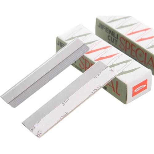 50pcs/Lot Stainless Steel Hair Blade Knife Tattoo Eyebrow Trimmer Scraper Eyebrow Shaping Shaver Professional Eyebrow Trimming