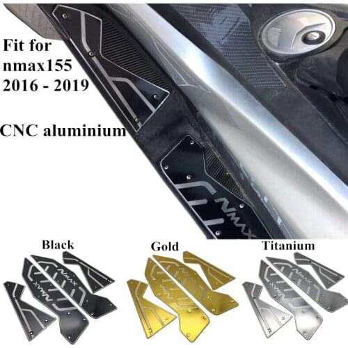 Modified motorcycle CNC aluminium part nmax155 nmax footrest footpad foot rest panel pad for yamaha nmax155 nmax125 2016-2019