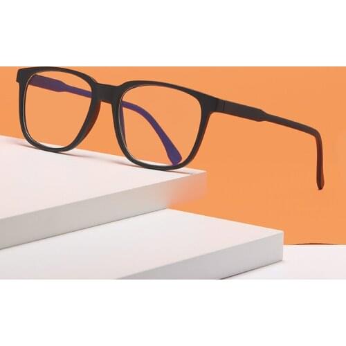 2020 New Fashion Square Plastic Anti-Blue Light Men Eyeglasses Optical Computer Myopia Glasses Frame Women Vintage Eye Glasses