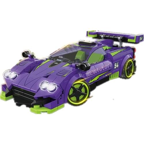 2021 NEW MOC Speed Champion Series Pa-Ga-Ni Hua-Yra Famous Supercar Race Car Sports Building Blocks Bricks Kits Classic Model