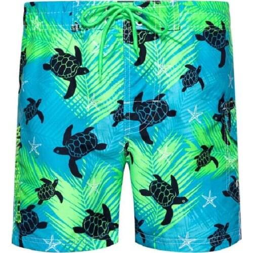 New Arrival Beach Swim Surf Board Shorts Homme Sportswear Sports Sea Turtle beach pant men short de bain men Summer Hot sale