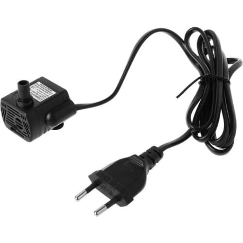 Water Submersible Pump Aquarium Fountain Air Fish Pond Tank EU Plug AC 220V 3W free ship