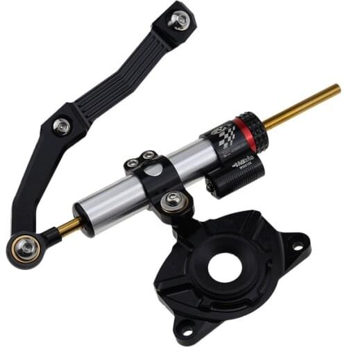 For KAWASAKI Z1000 2010 2011 2012 2013 Adjustable Stabilizer Steering Damper With Bracket Mount CNC Motorcycle Accessories