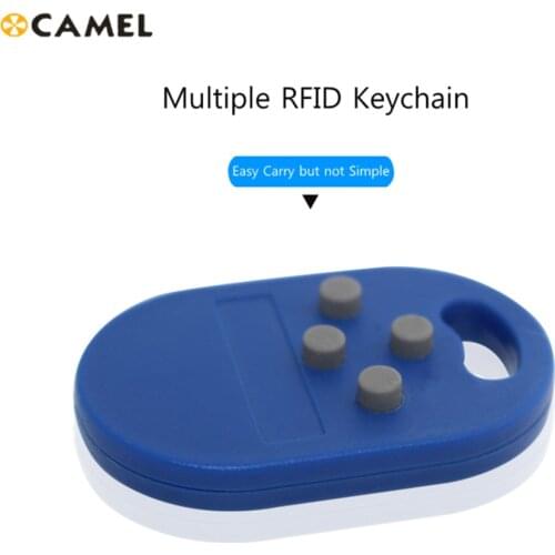 RFID Multiple Keyfob 4 or 5 in 125khz T5577 EM Writable IC 13.56Mhz M1k S50 UID changeable CUID Complex Keychain Tag