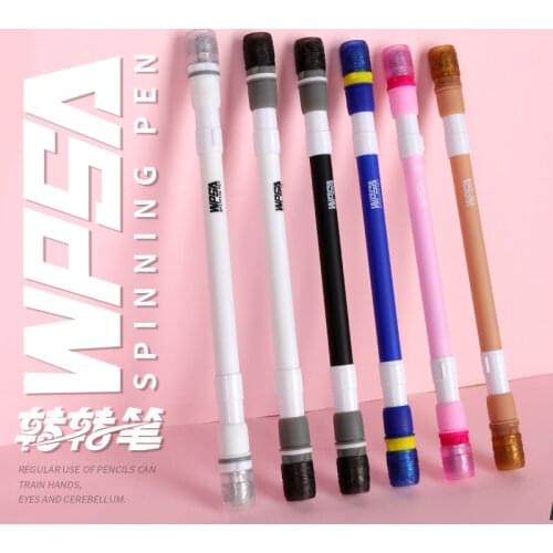 Zhigao Pen Spinning Pen Mod non Slip Frosted penholder Coated Ballpoint pens School Supplies Stationary Pens for Writing