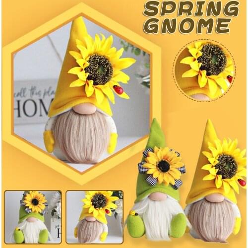 Bumble Bee Striped Gnome Scandinavian Tomte Nisse Swedish Honey Bee Elfs Home Faceless Doll Decor Room Desktop Standing Post