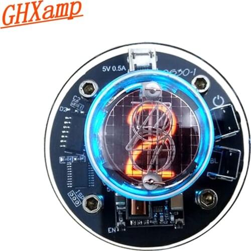 GHXAMP Single Tube Glow Clock QS30-1 SZ30-1 nixie clock RGB LED Audio Electronic Accessories DC5V USB