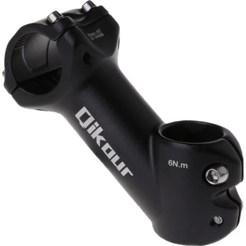QILEJVS Bicycle Riser 45 Degree Aluminum Alloy Road Bike Stem 31.8mm MTB Cycling Parts For 28.6mm Front Fork