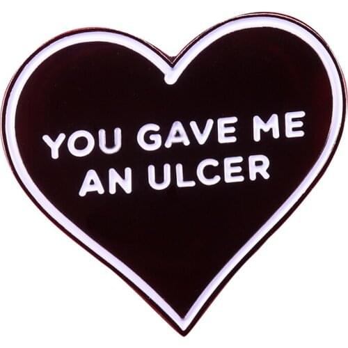 You give me an ulcer pin music lovers accessory Mayor McCA fans gift