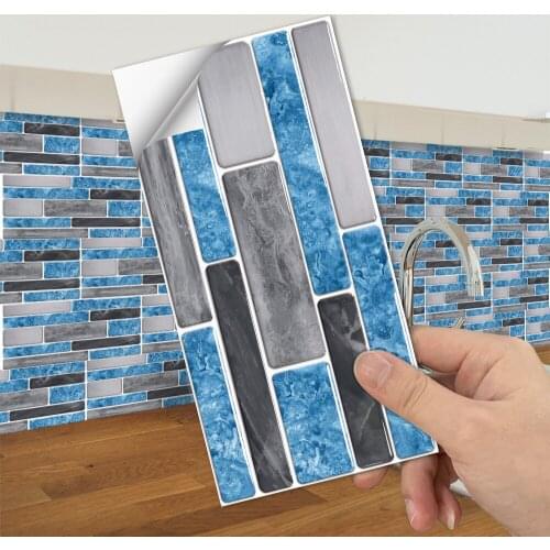 Simulated crystal tile stickers kitchen and restaurant wall decoration stickers environmental protection floor stickers water