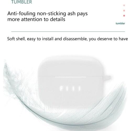 P82F Colorful Case for FILL CC PRO Protective Cover Earphone Headset Shell Dustproof Liquid Silicone Case