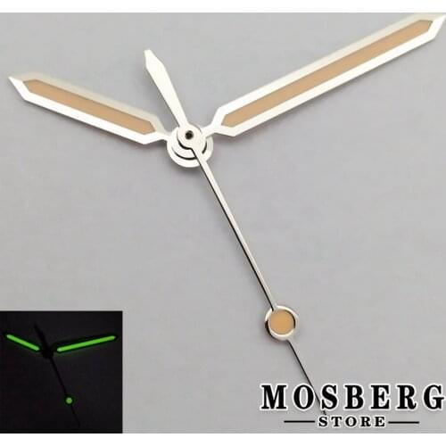 Green Luminous Watches Accessories Pointer Watch Hands Parts Fit NH35 NH36 4R35 4R36 7S26 Automatic Movement