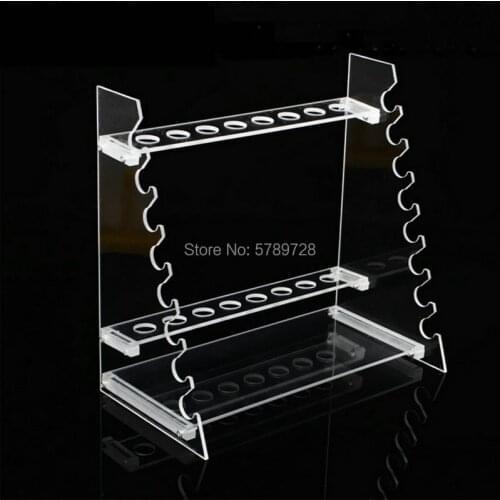 1pc Plexiglass pipette rack trapezoidal pipette holder removable tool for school laboratory