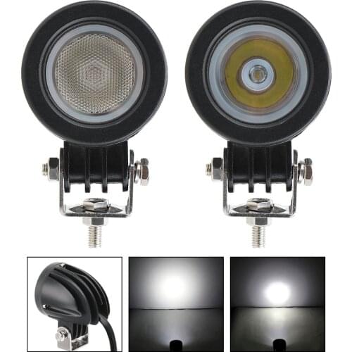 2 Inch 10W LED Work Light LED Motorcycle Spotlight Flood Light ATV 4WD AWD 4X4 Off Road Driving Lamp Motorcycle Headlight