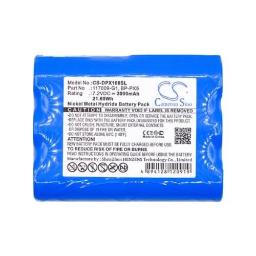 Cameron Sino 3000mAh battery for DRANETZ DBMP1 DBPG106 DBPV10 DBPV500 DBPVFLEX DBPX108 117009-G1 BP-PX5