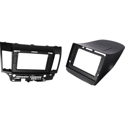 1 Set 2Din Car Radio Fascia Frame & 1 Set 2Din Car Radio Frame 10.1 Inch Fascia Panel Trim Frame Installation Kit