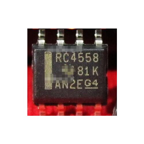 Free shipping 100 pcs RC4558DR RC4558D RC4558 SOP8