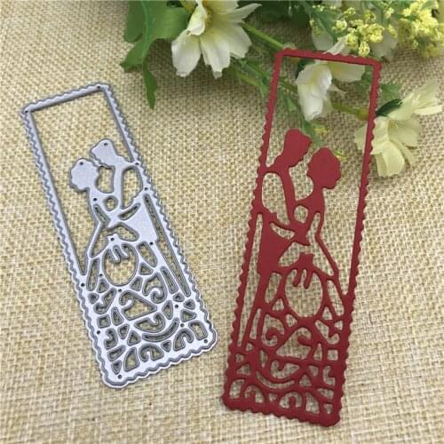 Wedding bride Metal Cutting die keychain shaker Heart Paper Key Chain Scrapbook Paper Craft Card Punch Art Knife Cutter