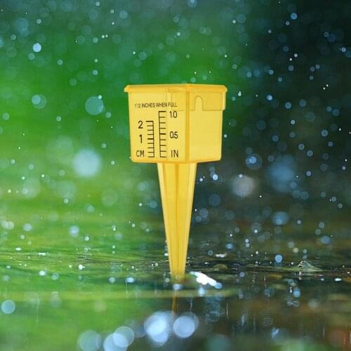 1.5 inch Rain Gauge Sprinkler Gauge Outdoor Water Measure Tool Precipitation Outdoor Garden Yard Rainfall Gauging Tools