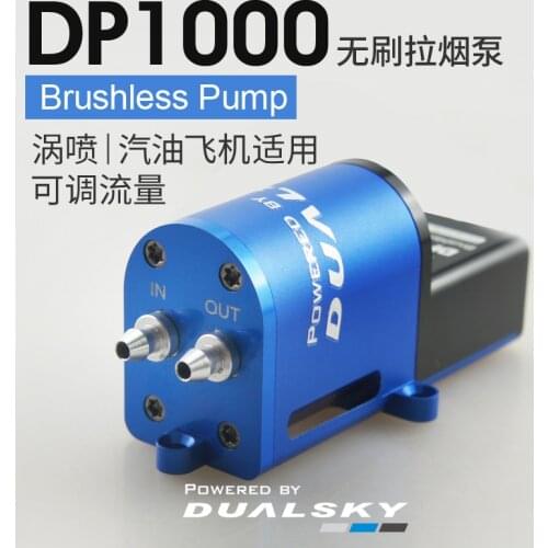 DP1000 Brushless Drive Fume Pump Fuel Pump Adjustable Flow Rate for RC Airplane Smoking Systems f for Giant or Jet Models