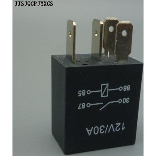 JJSJQCPJYXGS (12V 30A 4pin )New Car Automotive 12V 30A auto Relay 4Pin 4P Relays