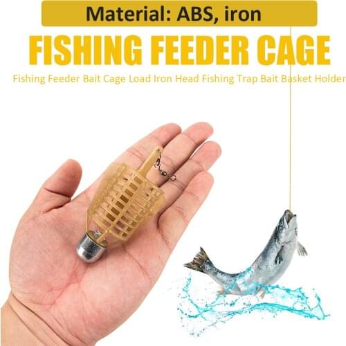 20g/30g/40g/50g Carp Fishing Bait Feeder Lure Holder Trap Fishing Cage Basket Fishing Cage Basket Feeder Fishing кормушка