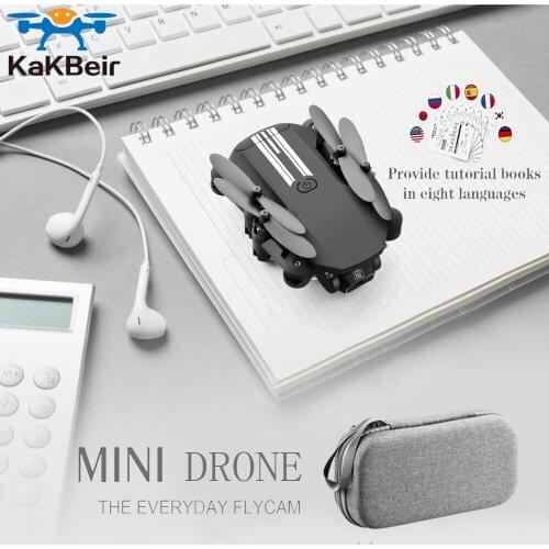 KaKBeir Mini RC drone 4K HD Camera WiFi Fpv LS-MIN RC Foldable Pocket Quadcopter Profesional Helicopter pocket Dron Toys for boy