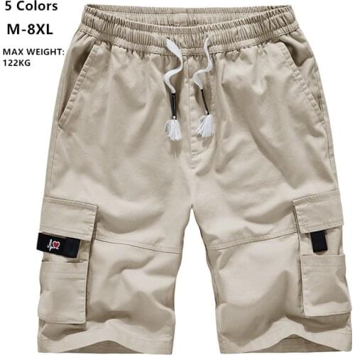 Cotton Mens Cargo Shorts Summer Camo Short Sport Sweatpants Men Camouflage Military Pantalon Corto Hombre Plus Size 6XL 7XL 8XL