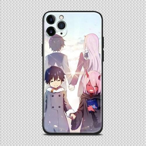 Zero two hiro darling in the franxx anime For iPhone se 6 6s 7 8 plus x xr xs 11 pro max soft silicone phone case cover shell