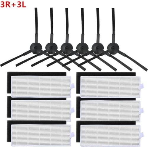 Vacuum Cleaner Roller Main Side Brush Hepa Filter for osoji dojosan 990 Robotic Vacuum Cleaner Parts Brushes Replacement Kit