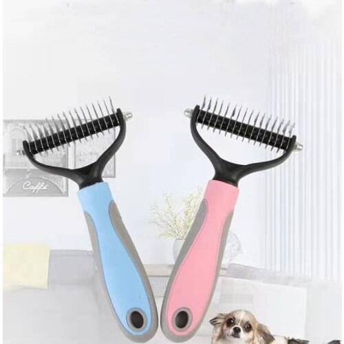 Hair Removal Comb for Dog Cat Dematting Deshedding Brush Dog Grooming Tool Pet Products