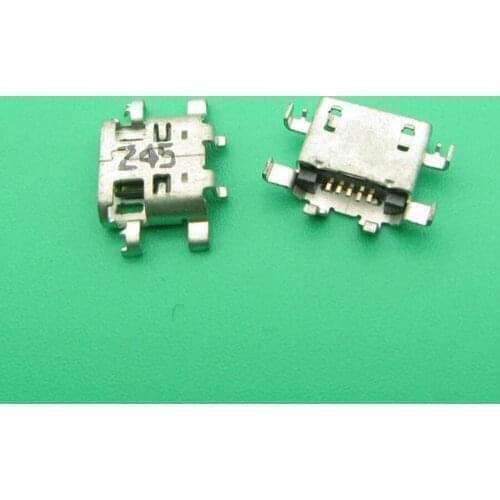 100pcs Micro USB jack Charging Port tail socket Connector for Lenovo A8-50 A5500 A5500-HV A5500H Sony M2 S50H S50T D2303 D2305