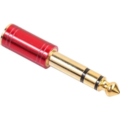 Retail 6.5mm 6.35mm 1/4inch Male to 3.5mm 1/8inch Female Jack Stereo Headphone AUX Cable Audio Adapter Plug For Guitar Plug Ampl