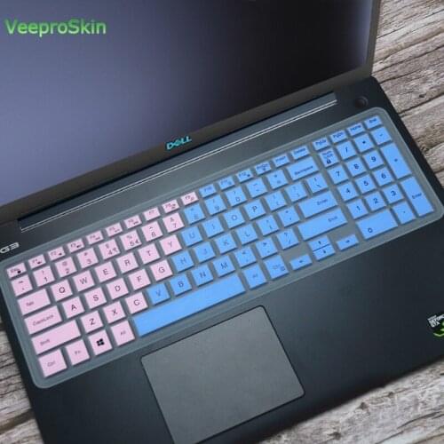Silicone laptop keyboard cover Protector For Dell Latitude 15 3500 3550 3560 3570 3580 3590 Insporon 3593 3595 15.6"