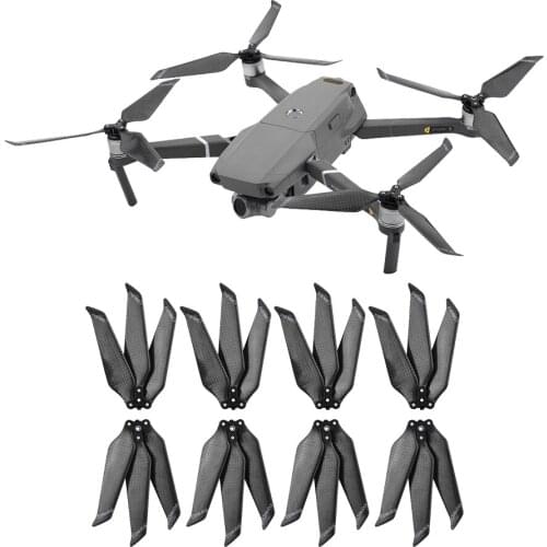 For DJI Mavic 2 Pro Zoom Drone 8743F Carbon Fiber Propeller Folding 3 Blade Props for DJI Mavic 2 Replacement Prop Accessories