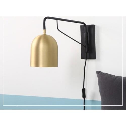 Modern Simple Gold Wall Sconce Iron Wall Lamps Wall Night Lamp For Home Luminaire Applique Applique Murale Led bathroom light