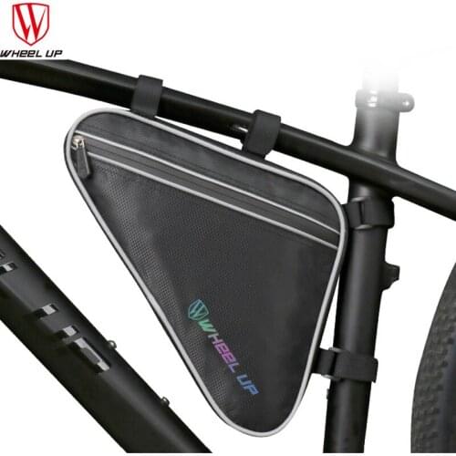 Cycling Bicycle Bag Top Tube Front Frame Bag MTB Road Bike Waterproof Reflective Triangle Pannier Pouch Storage Accessories Bags