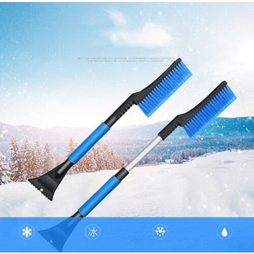 Retractable handle 4.59ft Long handle Car Snow Shovel Ice Scraper Retractable Handle Applicable to Car SUV length 100cm to 140cm