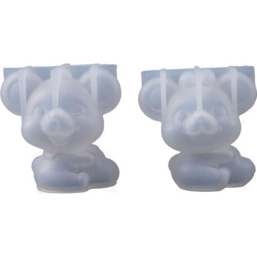 1pcs Crystal Epoxy DIY Fortune Rat Small Animal Zodiac Rat Silicone Decoration Mold Doll Stereo Mould Jewelry Decoration Making