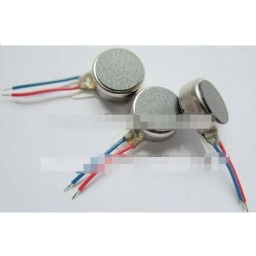 3V DC Coin VibrationVibrator Micro Motor Flat 12mm diameter 2.7mm thickness Free shipping